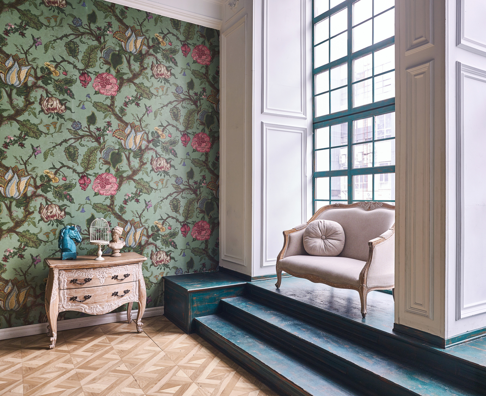 RAD Bookkeeping and Tax Services Luxury Floral Wallpaper Installation Houston